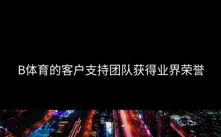 B体育的客户支持团队获得业界荣誉