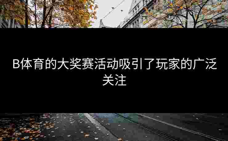 B体育的大奖赛活动吸引了玩家的广泛关注