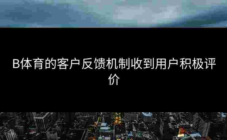 B体育的客户反馈机制收到用户积极评价